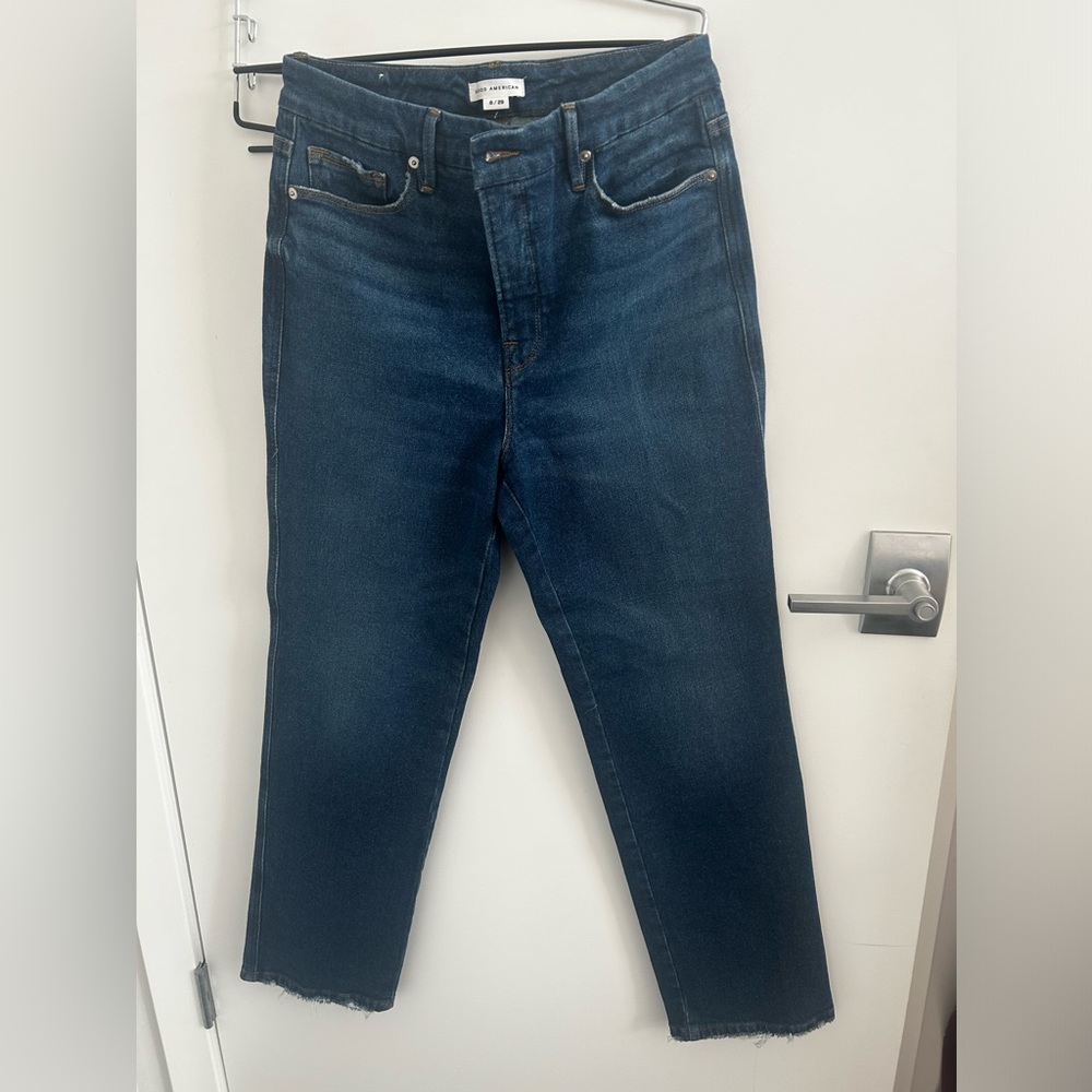 Good American Straight Leg Jeans